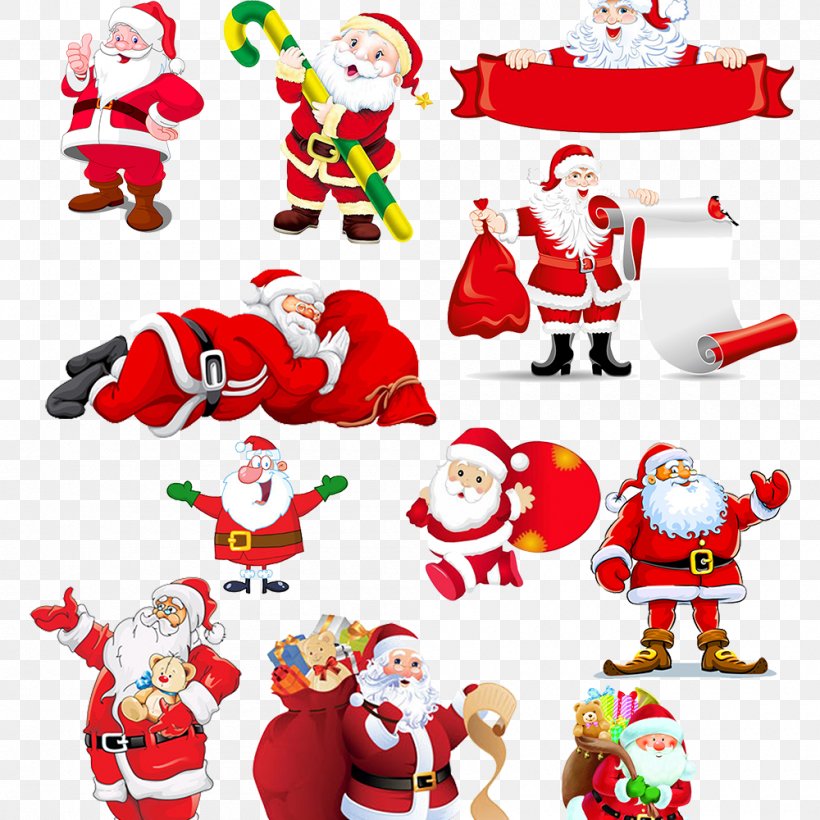 Santa Claus Christmas Download, PNG, 1000x1000px, Santa Claus, Area, Art, Christmas, Christmas Decoration Download Free