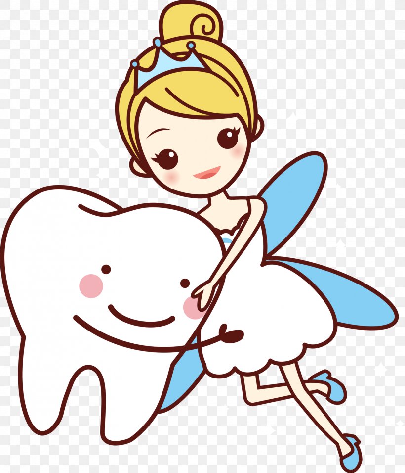 Tooth Fairy Clip Art Human Tooth Dentistry, PNG, 1715x2000px, Watercolor, Cartoon, Flower, Frame, Heart Download Free