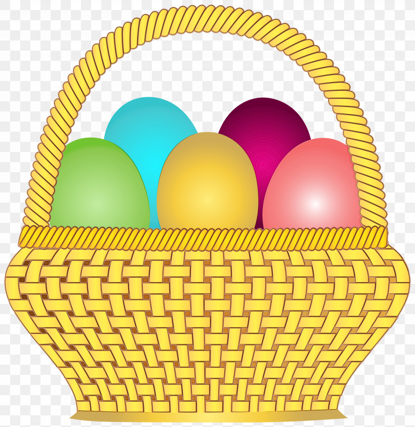 Easter Egg, PNG, 2917x3000px, Watercolor, Basket, Easter, Easter Egg, Egg Download Free
