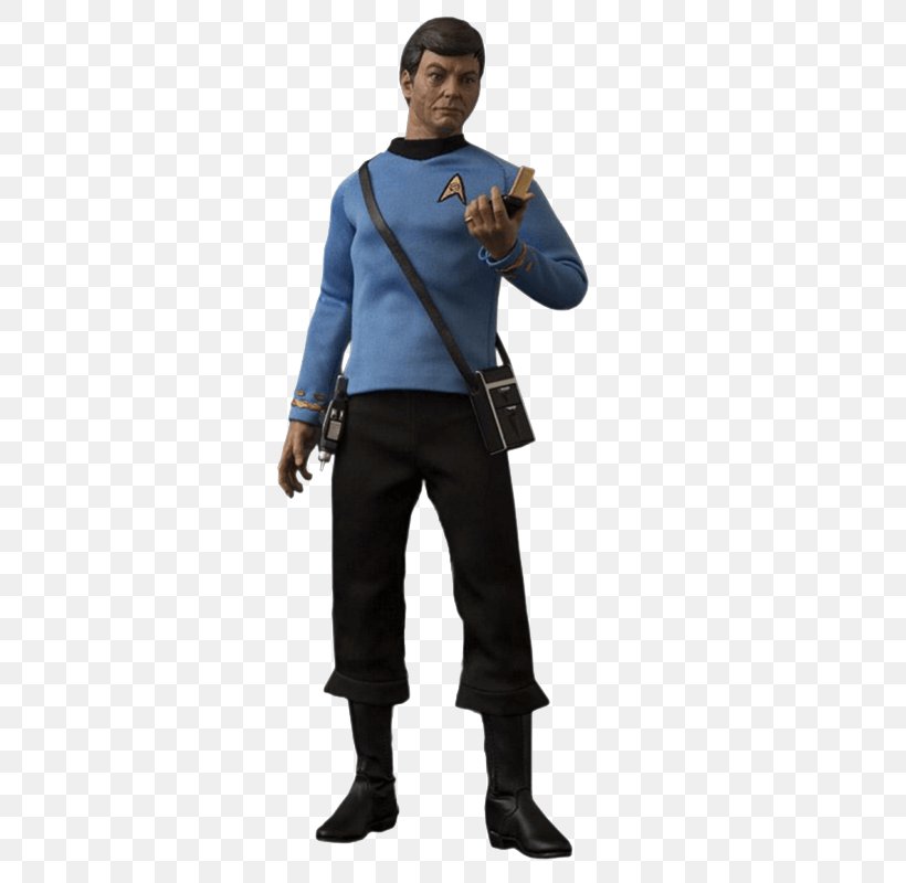 Leonard McCoy Suit Tricorder Starship Enterprise Costume, PNG, 566x800px, 16 Scale Modeling, Leonard Mccoy, Action Toy Figures, Costume, Deforest Kelley Download Free