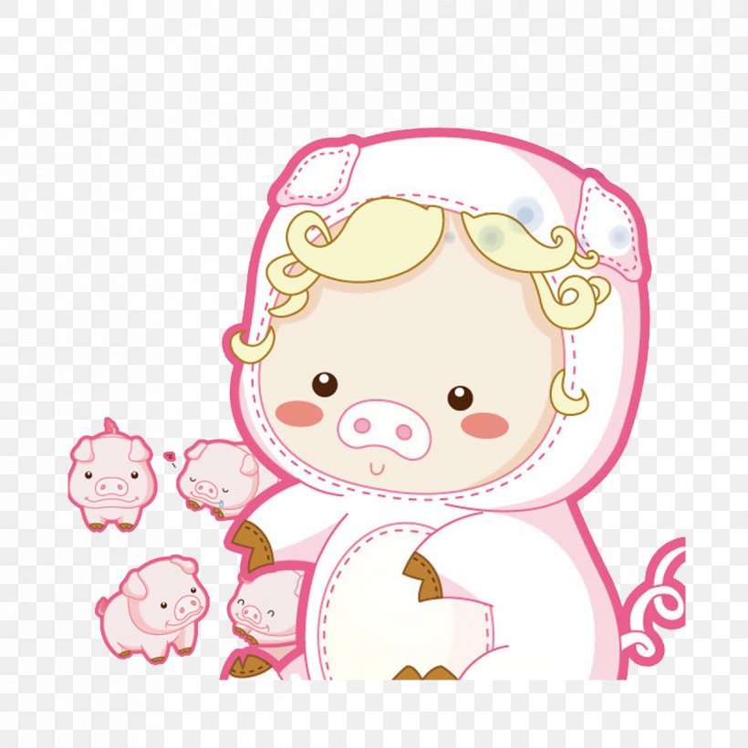 Porky Pig Domestic Pig Euclidean Vector Download, PNG, 1221x1221px, Porky Pig, Art, Cartoon, Cheek, Domestic Pig Download Free