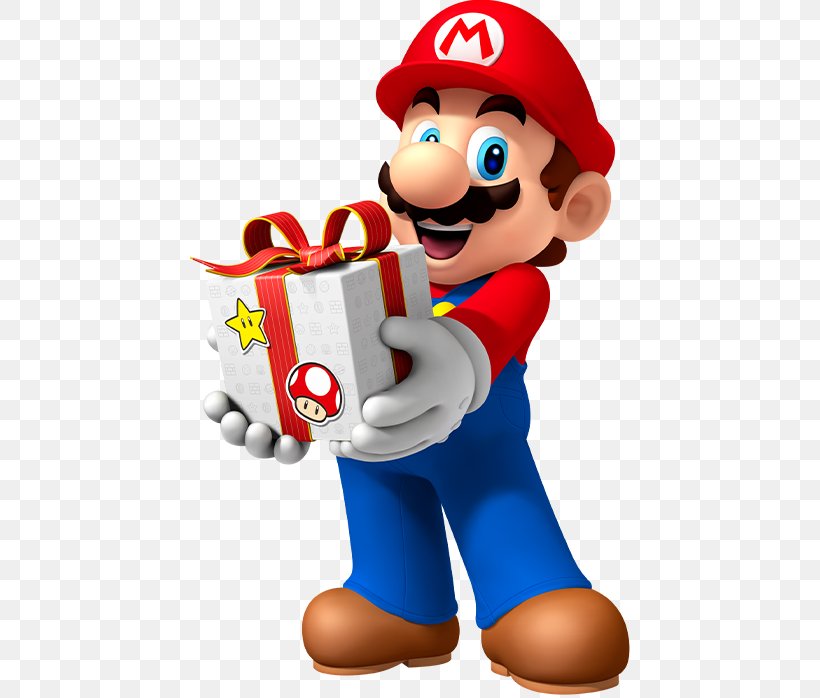 Super Mario Bros. Mario & Luigi: Superstar Saga Super Mario 3D Land, PNG, 444x698px, Mario Bros, Cartoon, Christmas, Fictional Character, Figurine Download Free