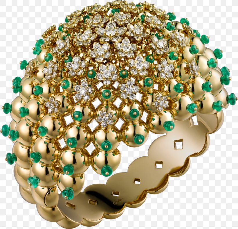 Emerald Cartier Jewellery Bracelet Brilliant, PNG, 1024x985px, Emerald, Body Jewelry, Bracelet, Brilliant, Cactaceae Download Free