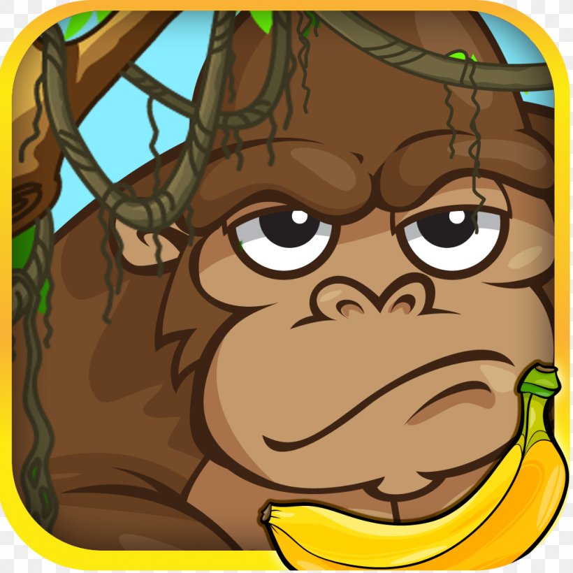 Gorilla Ape Clip Art, PNG, 1024x1024px, 800pound Gorilla, Gorilla, Ape, Art, Carnivoran Download Free