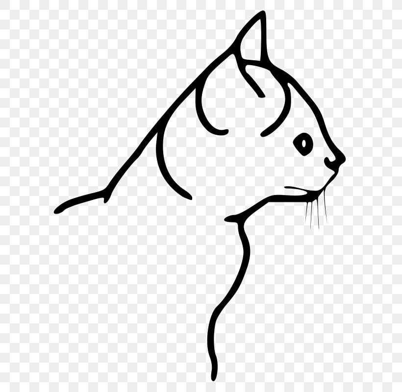 Kitten Cat Clip Art, PNG, 754x800px, Kitten, Artwork, Black, Black And White, Carnivoran Download Free