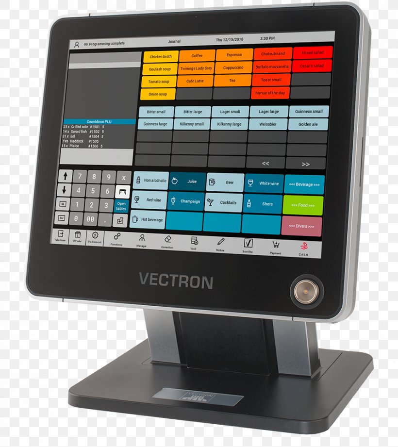 Point Of Sale Cash Register Touchscreen Blagajna Vectron Systems AG, PNG, 890x1000px, Point Of Sale, Blagajna, Cash Register, Computer Hardware, Computer Monitor Accessory Download Free