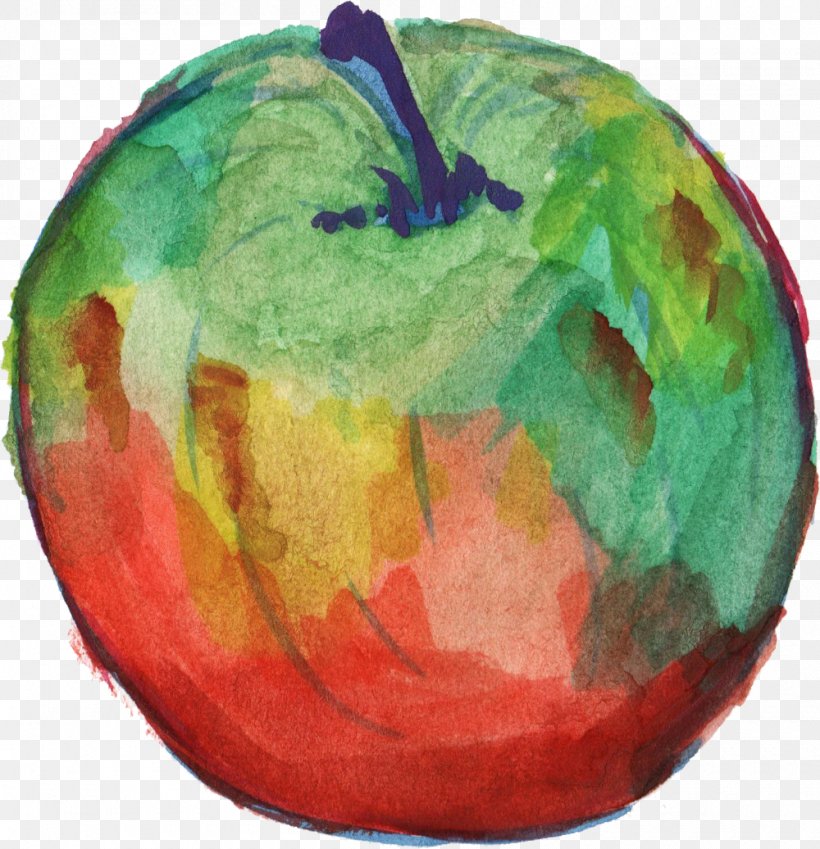 Apple Watercolor Painting Transparent Watercolor, PNG, 1000x1036px, Apple, Apple Orchard Road, Apple Photos, Color, Food Download Free