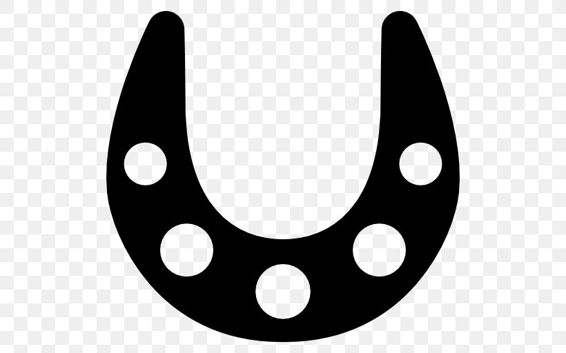 Horseshoe Luck Download, PNG, 512x512px, Horse, Black, Black And White, Equestrian, Fourleaf Clover Download Free