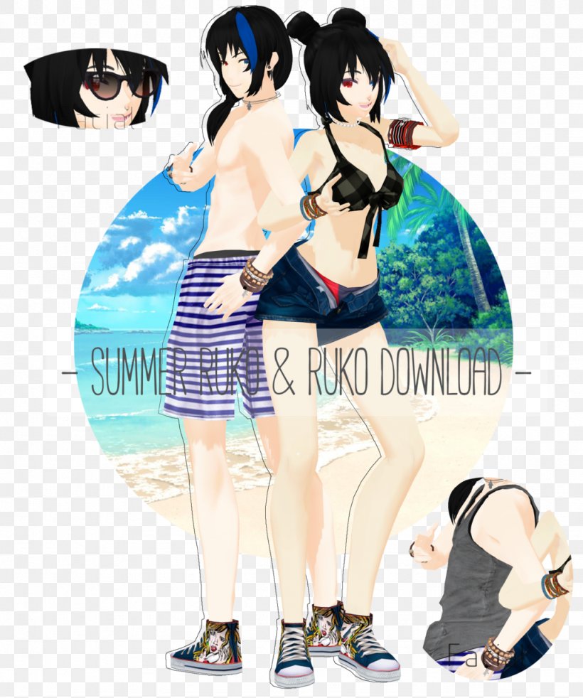MikuMikuDance Utau Model Vocaloid Video, PNG, 1024x1227px, Watercolor, Cartoon, Flower, Frame, Heart Download Free