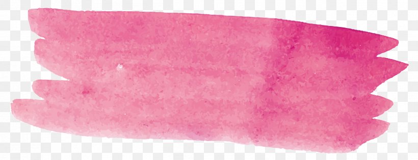 Watercolor Painting Ink Brush Paintbrush, PNG, 2504x960px, Watercolor Painting, Brush, Ink Brush, Lip, Magenta Download Free