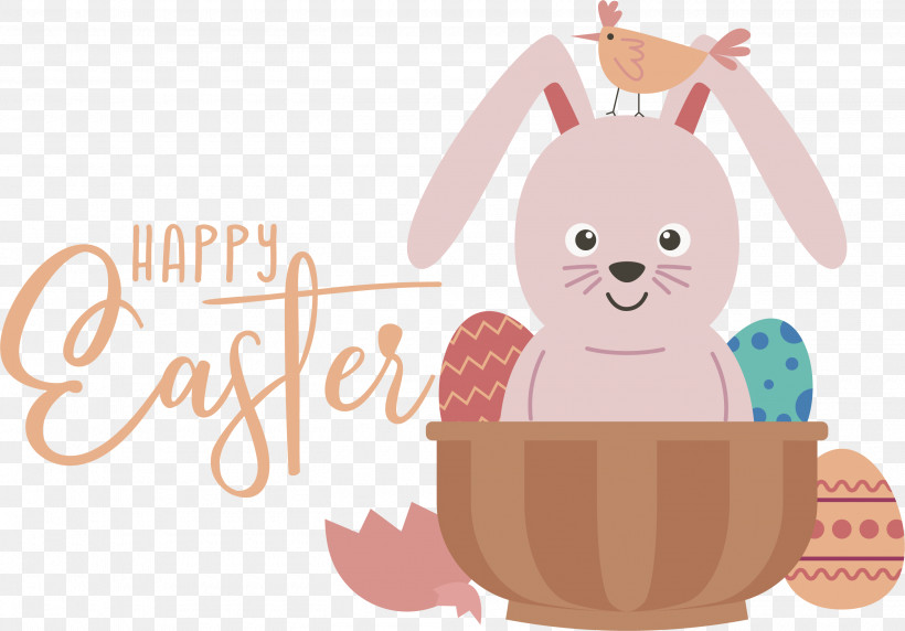 Easter Bunny, PNG, 2820x1968px, Easter Bunny, Christmas Graphics, Easter Basket, Easter Bonnet, Easter Bunny Rabbit Download Free