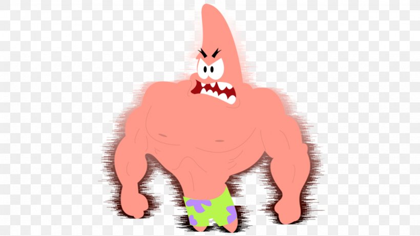 Patrick Star Character DeviantArt Clip Art, PNG, 1024x576px, Watercolor, Cartoon, Flower, Frame, Heart Download Free