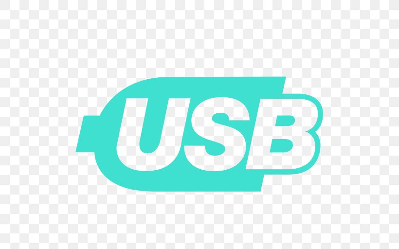 USB Logo Electrical Connector, PNG, 512x512px, Usb, Aqua, Area, Brand, Computer Download Free