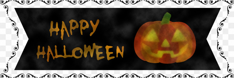 Happy Halloween Banner, PNG, 3000x1006px, Happy Halloween Banner, Banner, Life, Meter, Quotation Download Free