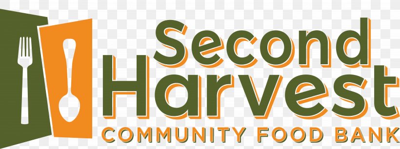 Second Harvest Community Food Bank Logo Brand, PNG, 8658x3237px, Food Bank, Backpack, Banner, Brand, Eating Download Free
