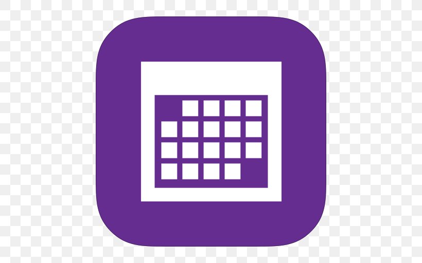 Square Area Purple Text, PNG, 512x512px, Microsoft, Area, Brand, Calendar, Google Calendar Download Free
