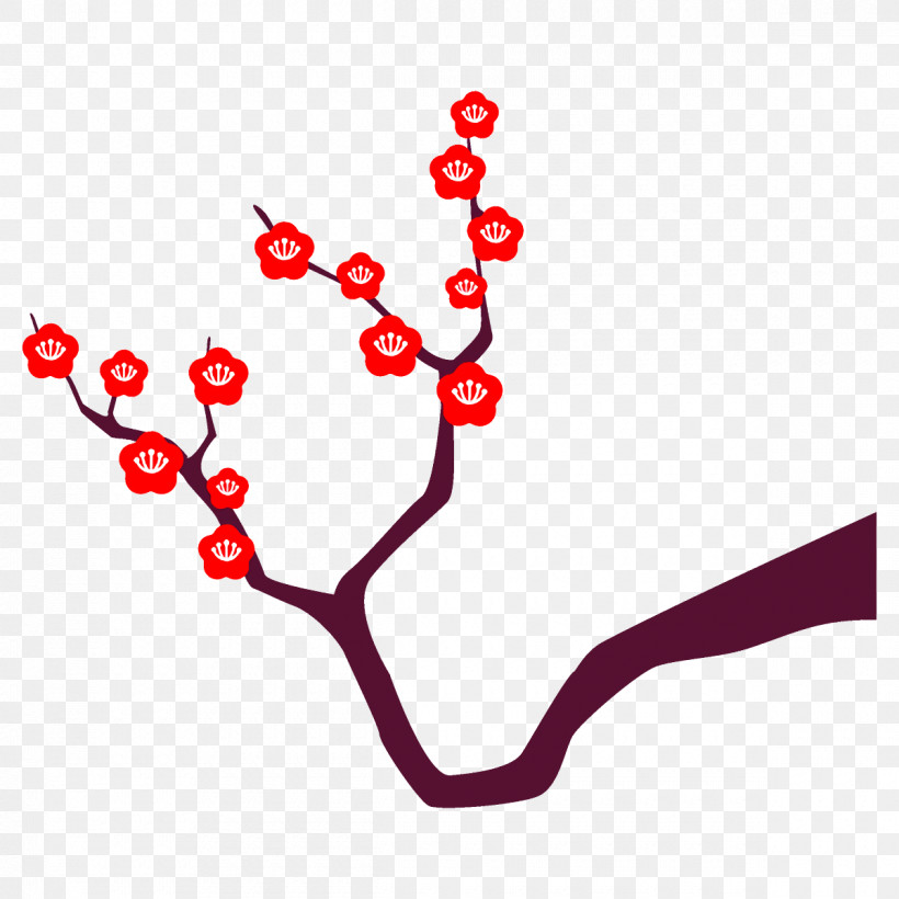 Plum Branch Plum Winter Flower, PNG, 1200x1200px, Plum Branch, Branch, Flower, Plant, Plum Download Free