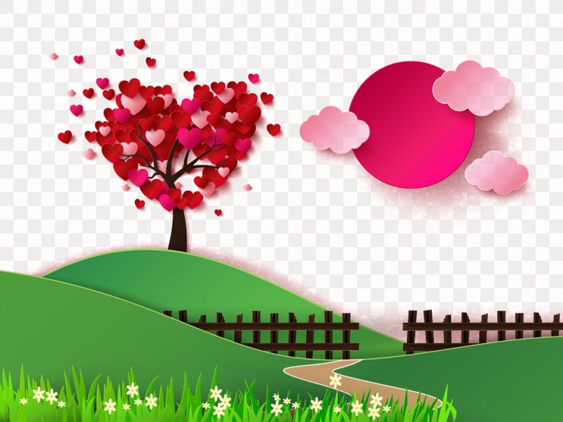 Tree Heart, PNG, 1000x750px, Tree, Flower, Grass, Heart, Love Download Free