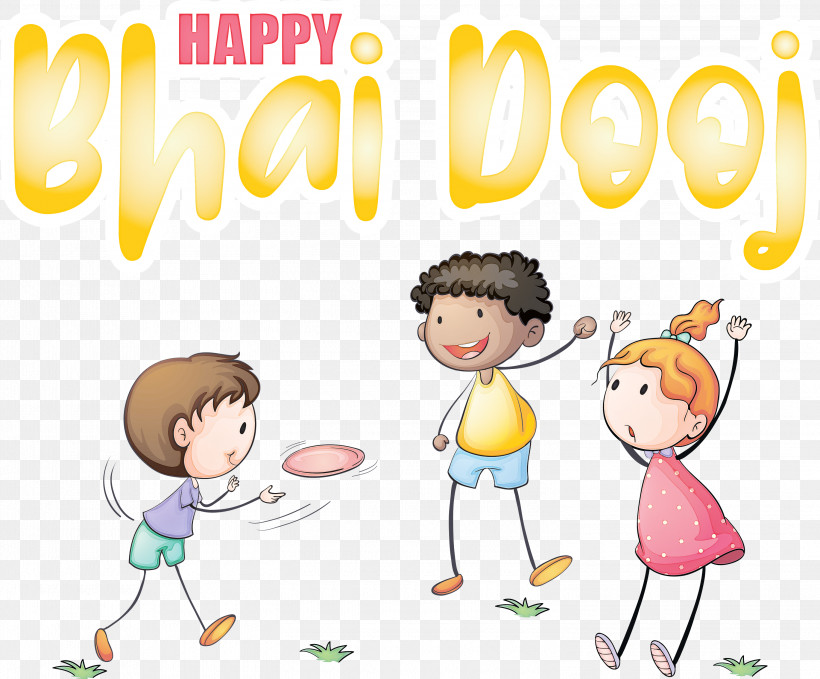 Bhai Dooj Bhai Beej Bhau Beej, PNG, 3000x2486px, Bhai Dooj, Cartoon, Drawing, Royaltyfree Download Free