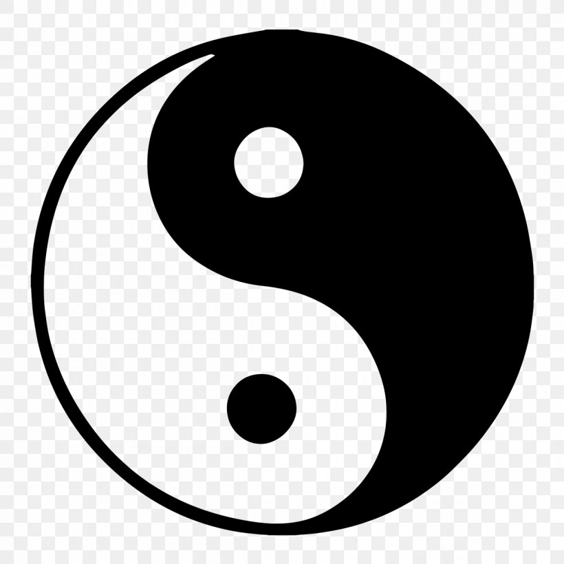 Yin And Yang Clip Art, PNG, 1200x1200px, Yin And Yang, Area, Art, Black And White, Culture Download Free