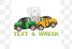 Distracted Driving - Compact Car Model Car Automotive Design Logo PNG