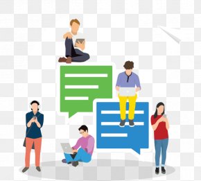 People Chatting - Online Chat Livechat Software Web Page PNG