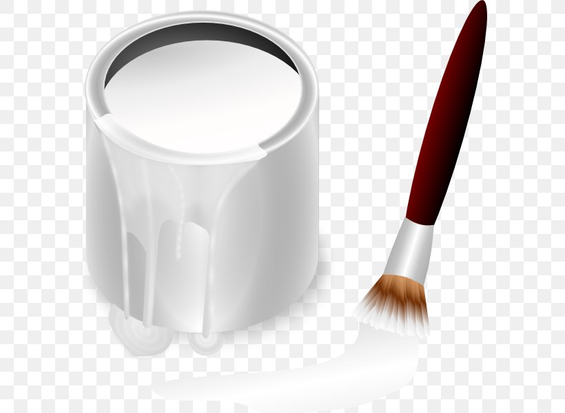 Paintbrush White Clip Art, PNG, 594x600px, Paint, Art, Black And White, Blue, Brush Download Free