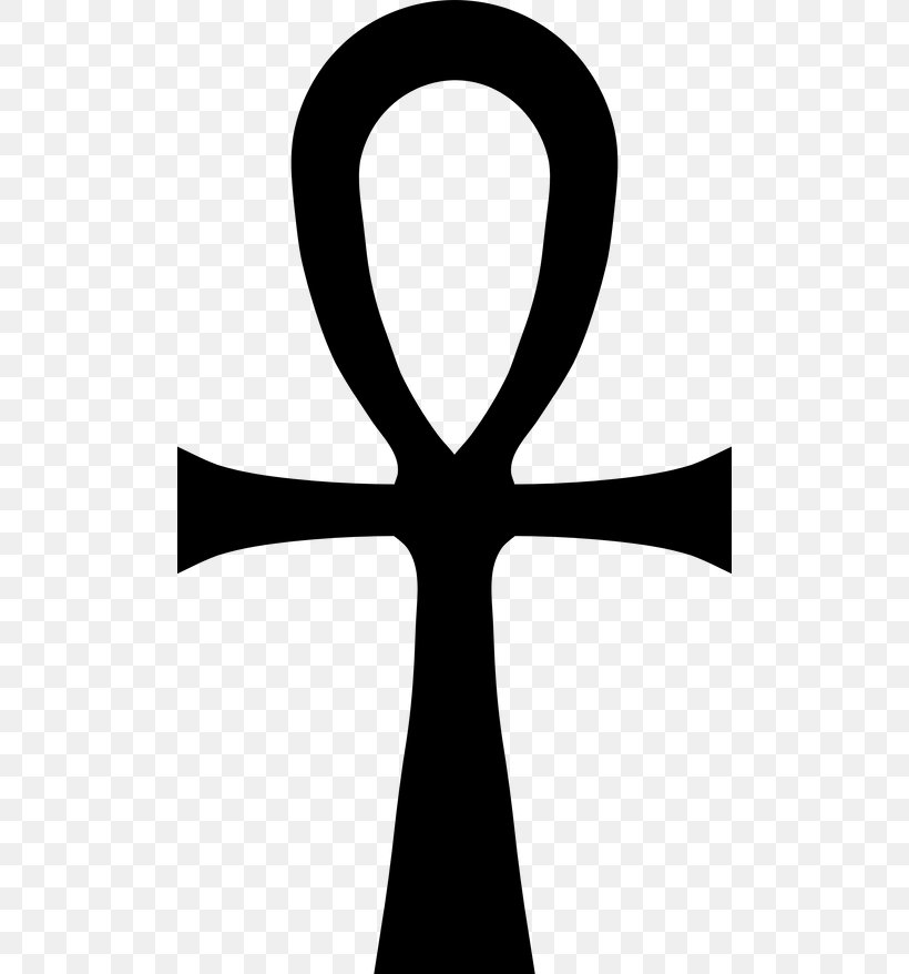 Ankh Clip Art, PNG, 500x878px, Ankh, Black And White, Github, Monochrome Photography, Neck Download Free