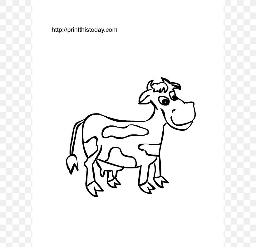 Cattle Kindergarten Worksheet Pre-school Mathematics, PNG, 612x792px, Cattle, Animal Figure, Area, Art, Black Download Free