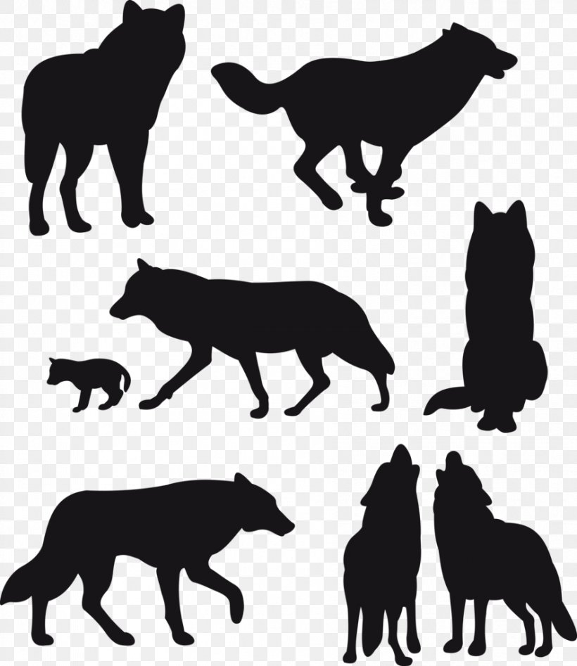 Dog Silhouette, PNG, 886x1024px, Dog, American Black Bear, Bear, Black And White, Carnivoran Download Free