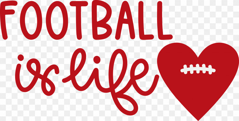 Football Is Life Football, PNG, 3000x1523px, Football, Heart, Logo, M095, Meter Download Free