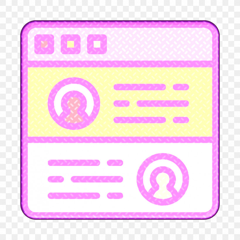 Text Icon Testimonial Icon User Interface Vol 3 Icon, PNG, 1244x1244px, Text Icon, Circle, Line, Magenta, Pink Download Free