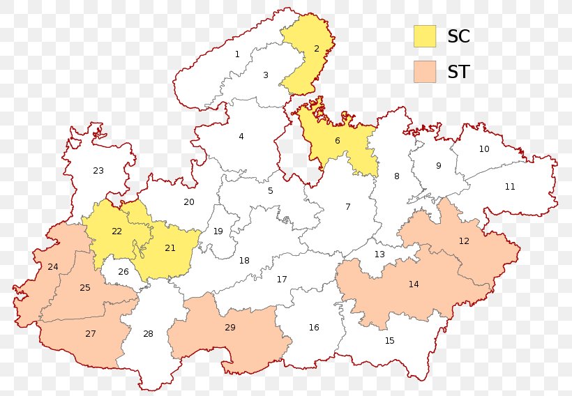 Madhya Pradesh Electoral District Lok Sabha Member Of Parliament, PNG, 800x568px, Madhya Pradesh, Area, Boundary Delimitation, Deliberative Assembly, Delimitation Commission Of India Download Free