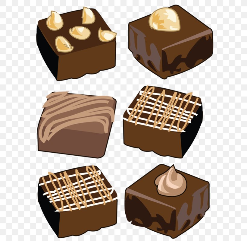 Chocolate Brownie Ice Cream Clip Art Openclipart Dessert, PNG, 600x799px, Chocolate Brownie, Baking, Biscuits, Bonbon, Box Download Free