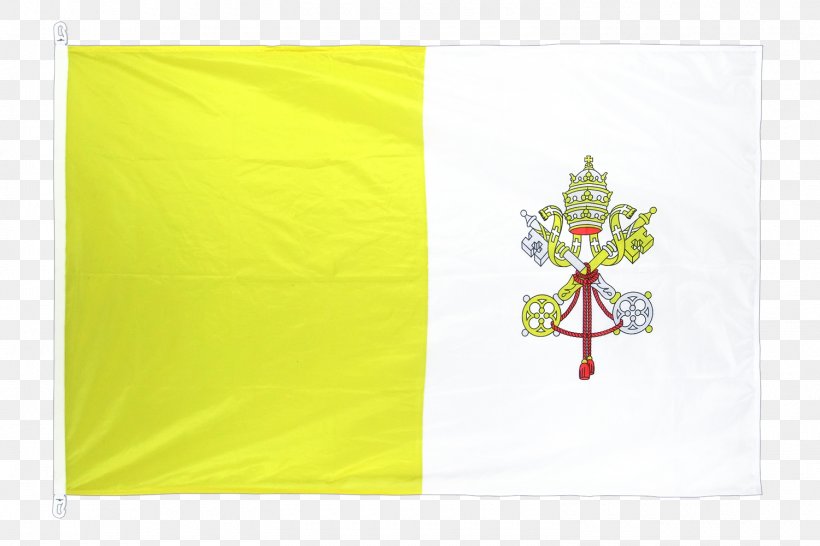 Flag Of Vatican City Flag Of Vatican City Yellow Brand, PNG, 1500x1000px, Vatican City, Brand, Centimeter, Drawn Thread Work, Flag Download Free
