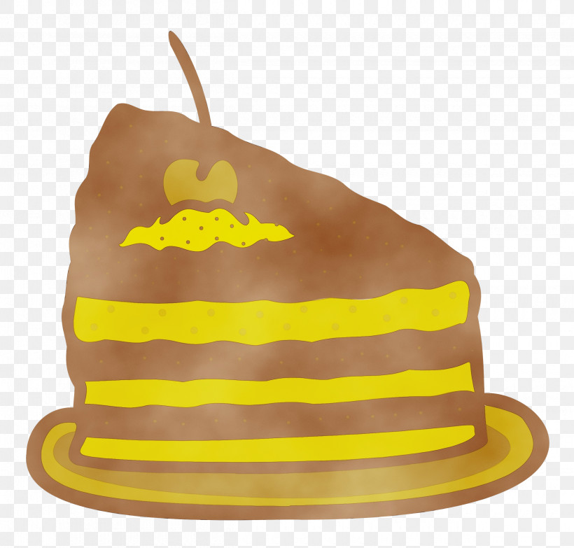 Hat Yellow Cakem, PNG, 2500x2388px, Dessert, Cake, Cakem, Hat, Paint Download Free