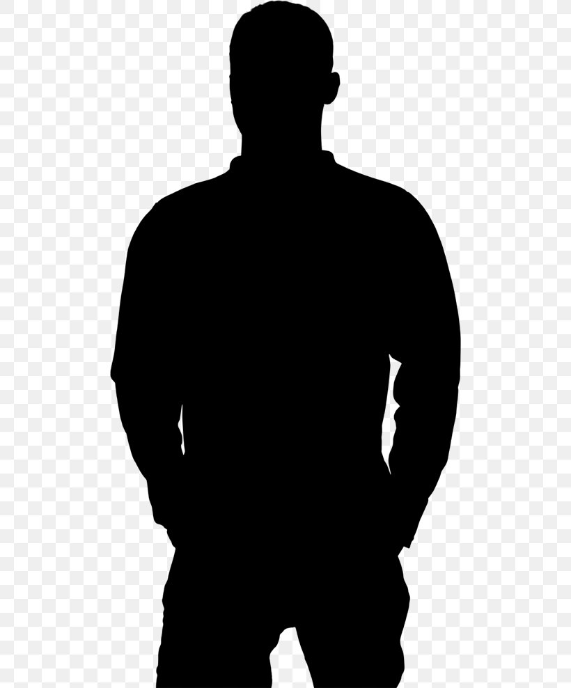 Clip Art Silhouette Image, PNG, 504x988px, Silhouette, Black, Drawing, Hood, Hoodie Download Free