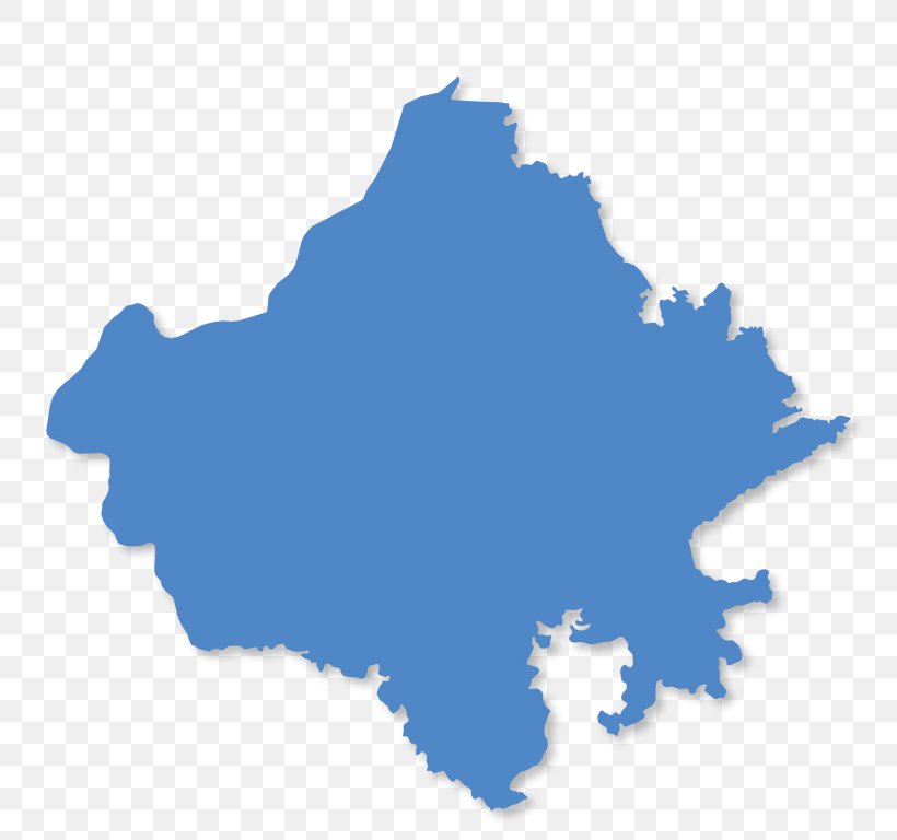 Rajasthan Blank Map World Map Mapa Polityczna, PNG, 768x768px, Rajasthan, Blank Map, Blue, City Map, Cloud Download Free