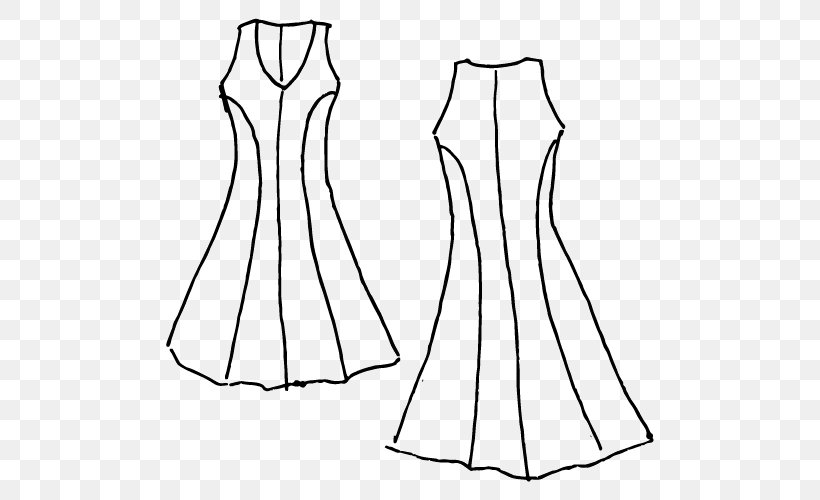 Dress Sewing Burda Style Sleeve Pattern, PNG, 513x500px, Dress, Abdomen, Area, Artwork, Black Download Free