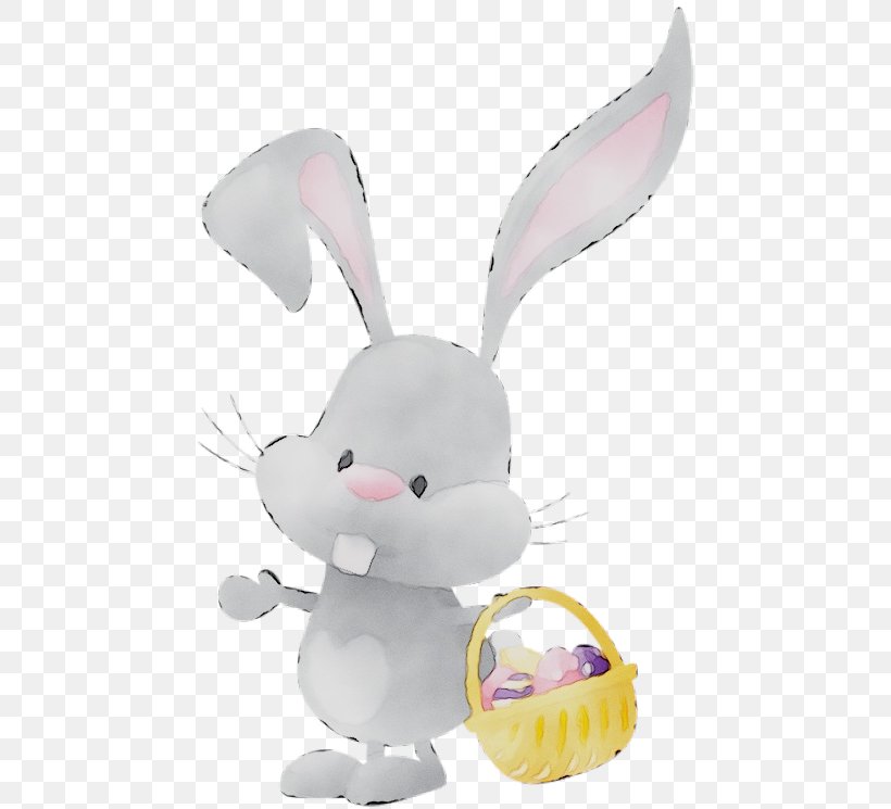 Easter Bunny Rabbit Hare Clip Art, PNG, 480x745px, Easter Bunny, Animal Figure, Baby Toys, Bahan, Black And White Download Free
