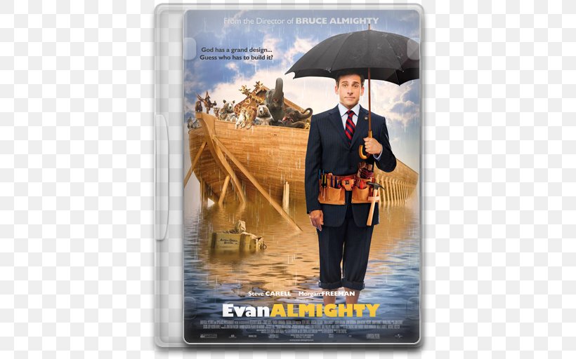 Evan Baxter Universal Pictures Film Bruce Almighty Poster, PNG, 512x512px, Universal Pictures, Bruce Almighty, Comedy, Computer Accessory, Electronic Device Download Free