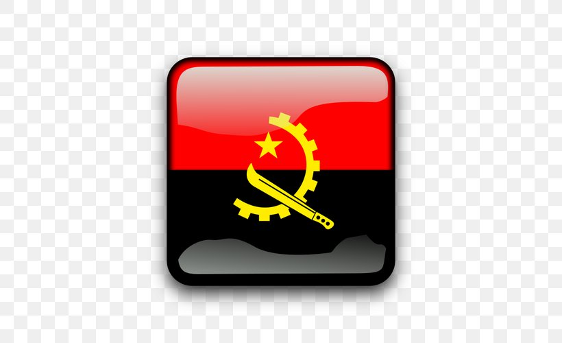 Flag Of Angola Vector Graphics National Flag, PNG, 500x500px, Angola, Afrika Bayroqlari, Flag, Flag Of Angola, National Flag Download Free