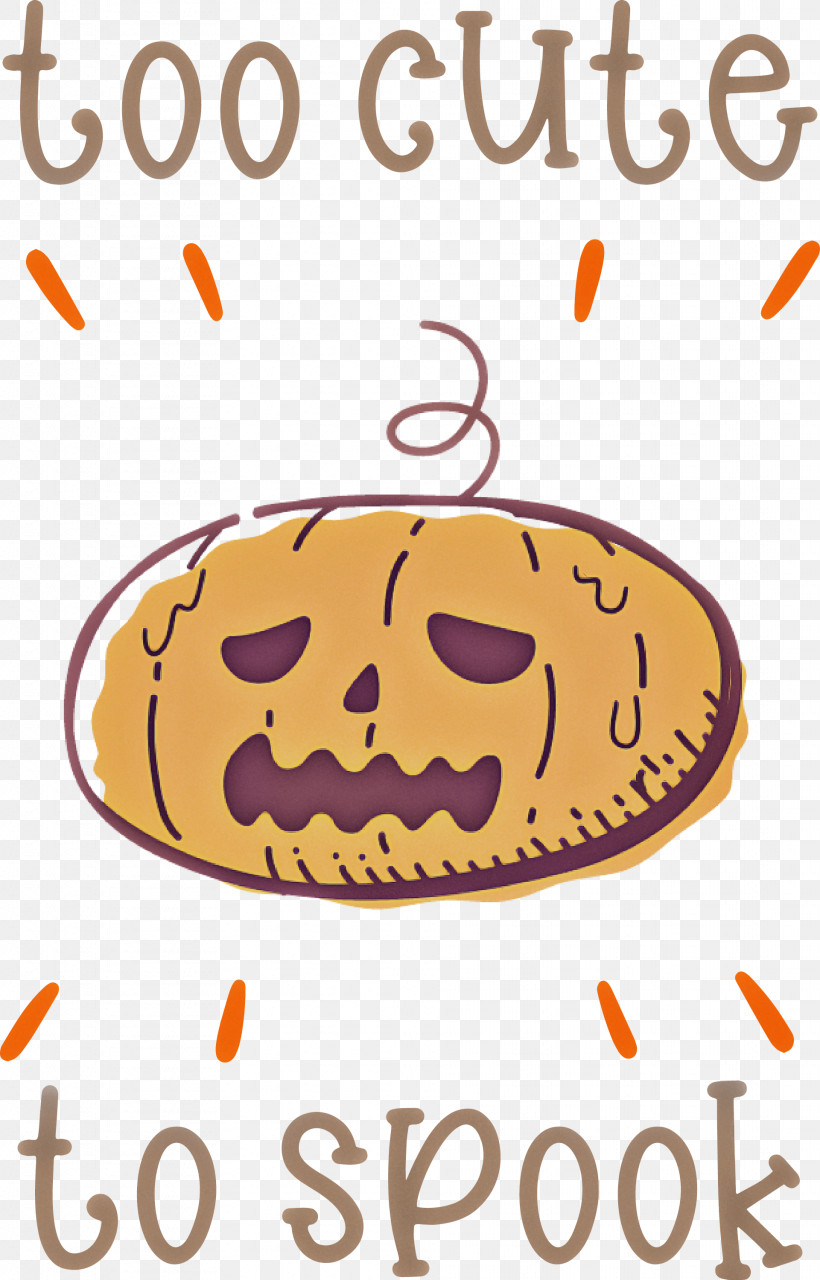 Halloween Too Cute To Spook Spook, PNG, 1921x3000px, Halloween, Cartoon, Christmas Day, Jackolantern, Orange Download Free