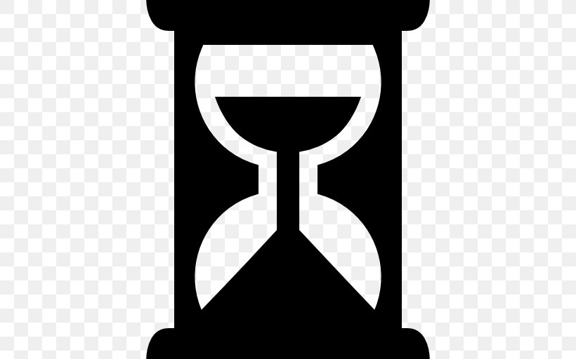 Hourglass Symbol Clock, PNG, 512x512px, Hourglass, Black, Black And White, Clock, Drinkware Download Free
