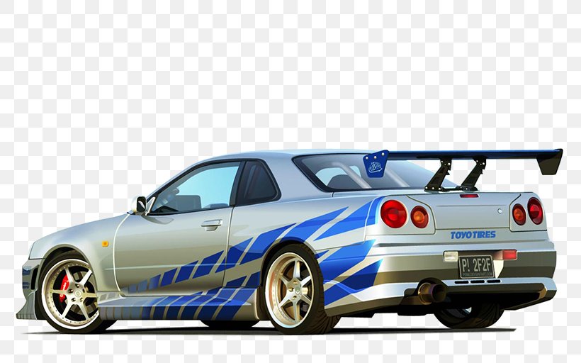 Nissan Skyline GT-R Nissan GT-R Brian O'Conner Car, PNG, 786x512px, 2 Fast 2 Furious, Nissan Skyline Gtr, Automotive Design, Automotive Exterior, Bumper Download Free