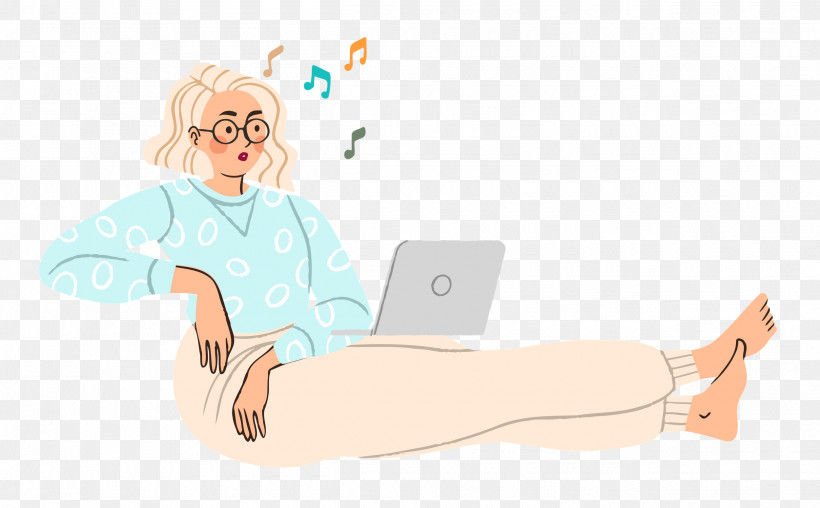 Relaxing Lady Woman, PNG, 2500x1550px, Relaxing, Cartoon, Girl, Hm, Human Download Free