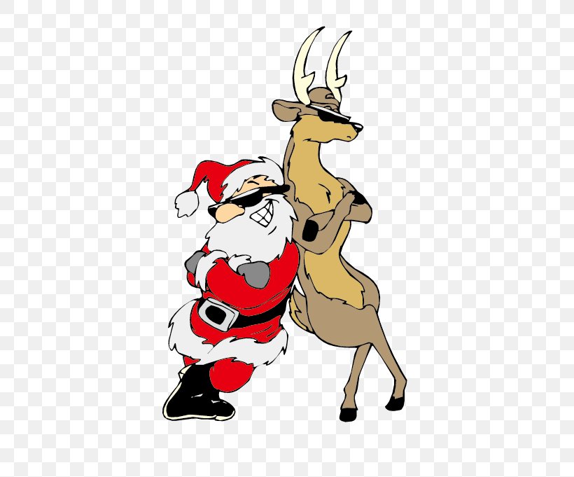 Santa Clauss Reindeer Christmas Clip Art, PNG, 705x681px, Santa Claus, Christmas, Christmas Decoration, Christmas Elf, Christmas Ornament Download Free