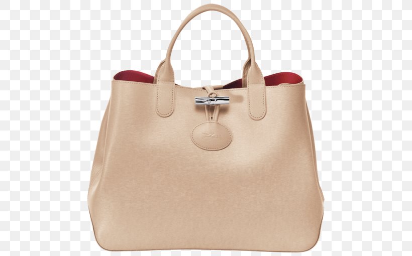 Tote Bag Leather Longchamp Handbag, PNG, 510x510px, Tote Bag, Bag, Beige, Boutique, Brand Download Free