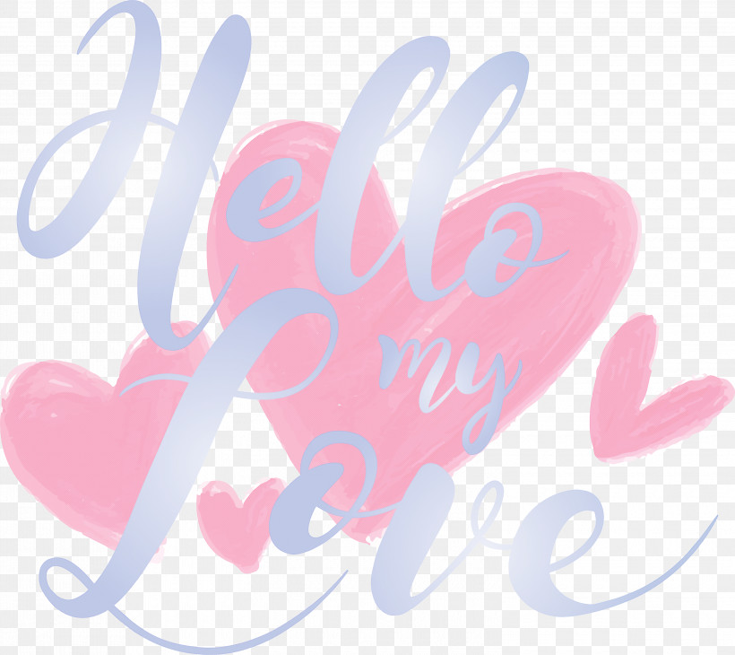 Valentines Day Hello My Love, PNG, 3000x2673px, Valentines Day, Heart, Hello My Love, Logo, Love Download Free