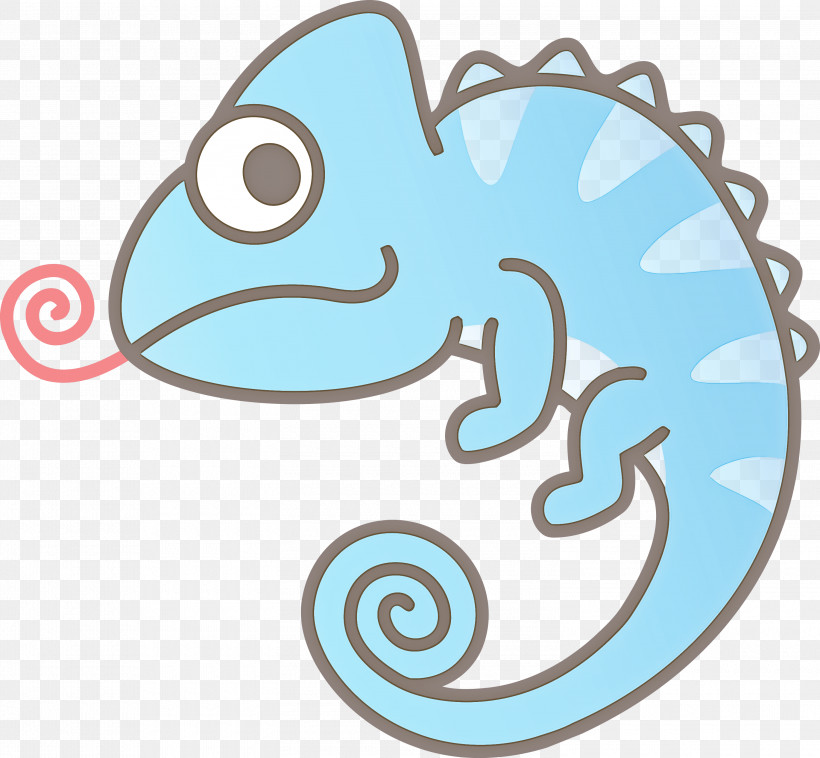 Aqua Turquoise Fish Teal Chameleon, PNG, 3000x2775px, Chameleon, Aqua, Cartoon Chameleon, Cute Chameleon, Fish Download Free